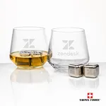 Swiss Force Sturgis Whisky Glass and Cooling Cubes Set