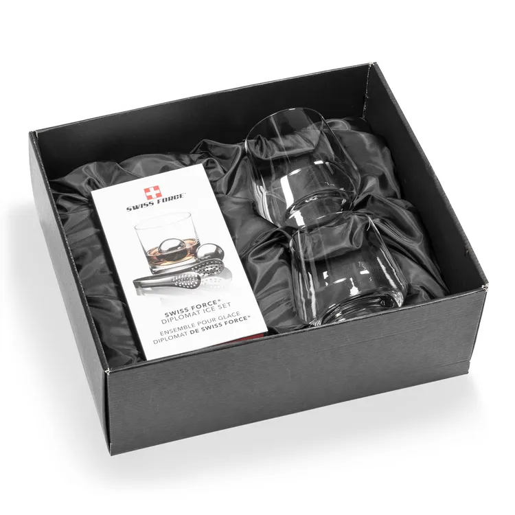 Swiss Force Tucson Whisky Glass and Cooling Balls Set #2