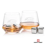 Swiss Force Tucson Whisky Glass and Cooling Cubes Set
