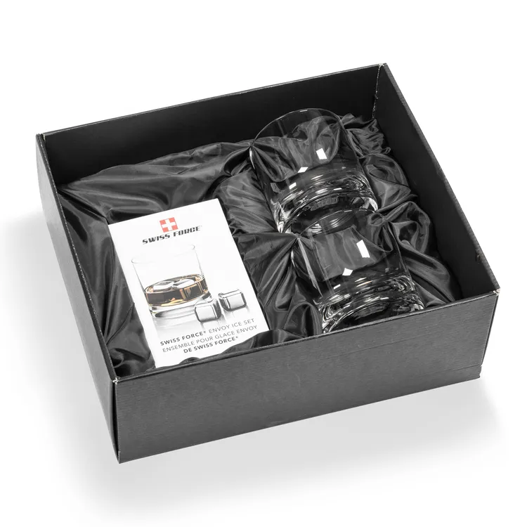 Swiss Force Wakefield Whisky Glass and Cooling Cubes Set #2