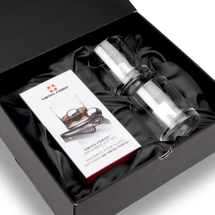Swiss Force Waldorf Whisky Glass and Cooling Balls Set #2