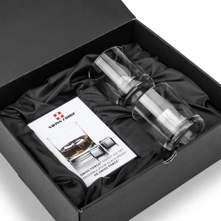 Swiss Force Waldorf Whisky Glass and Cooling Cubes Set #2