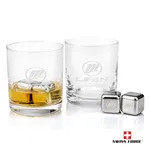 Swiss Force Waldorf Whisky Glass and Cooling Cubes Set
