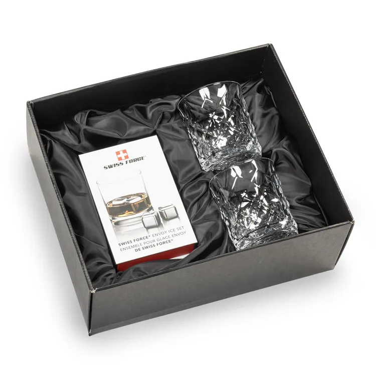 Swiss Force Woodward Whisky Glass and Cooling Cubes Set #2