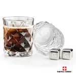 Swiss Force Woodward Whisky Glass and Cooling Cubes Set