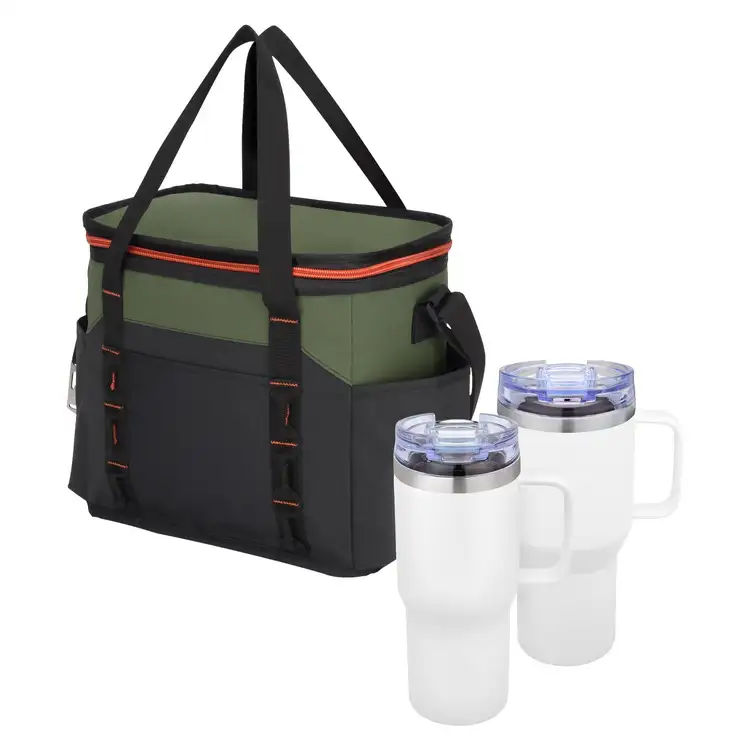 Urban Peak Ridgetop Cooler and Two Harbor Trail Mugs Set #3
