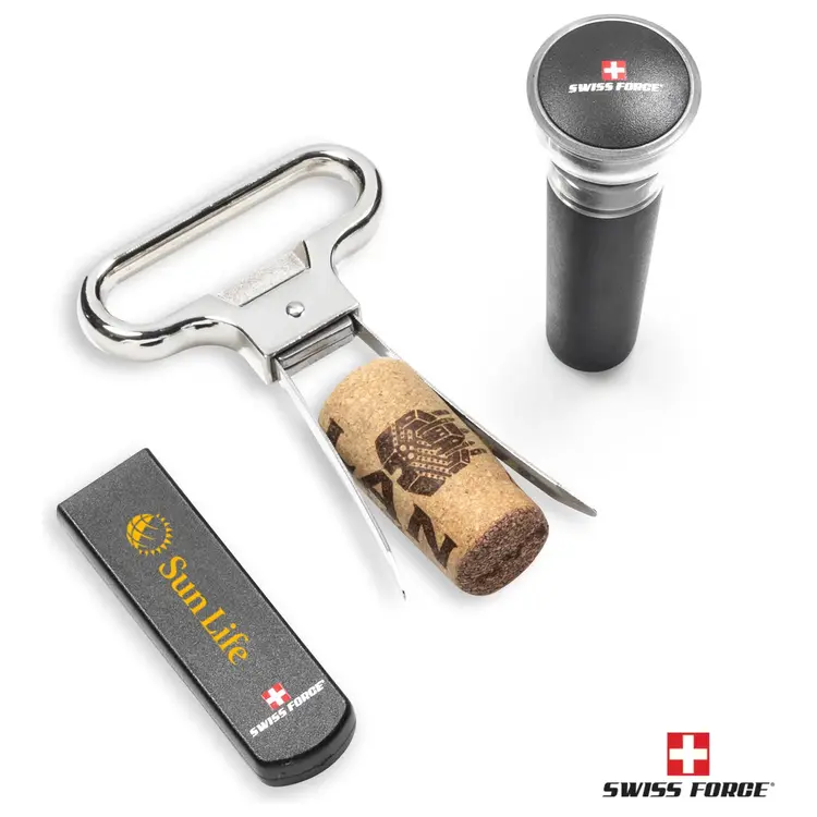 Ensemble d’accessoires à vin Alsace de Swiss Force