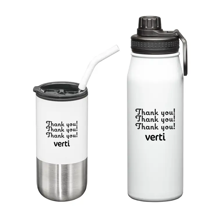 Versatile Bottle and Straw Tumbler Gift Set #2