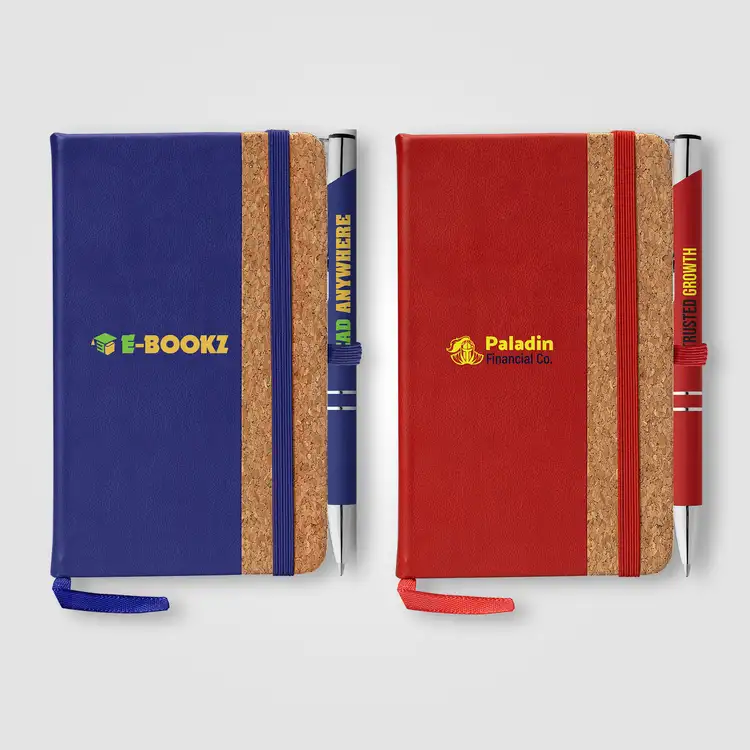 Miller Cork Notebook & Tres-Chic Pen Gift Set