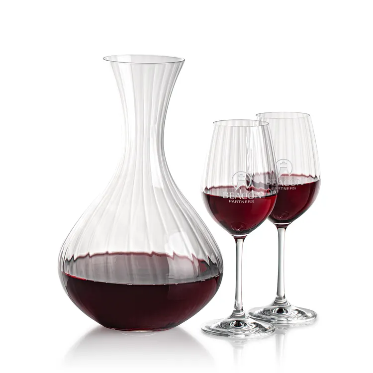 Amerling 50 oz Carafe and 2 Wine Glasses Set