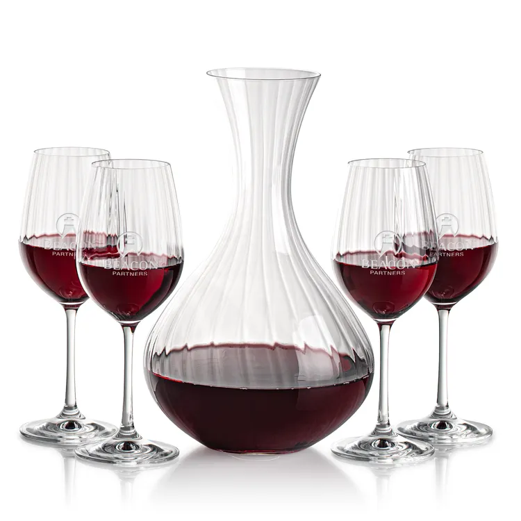 Ensemble carafe Amerling 50 oz et 4 verres à vin