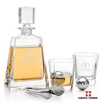 Ensemble carafe Arcadia 24 oz, 2 verres 9 oz et sphères à whisky de Swiss Force
