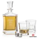 Ensemble carafe Avalon 25 oz, 2 verres 11 oz et cubes à whisky de Swiss Force