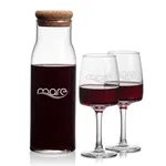 Aviston 33 oz Carafe and 2 Cherwell Wine Glasses Set