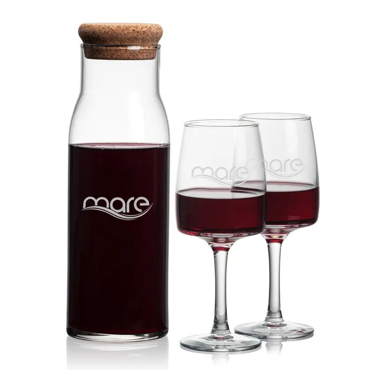 Aviston 33 oz Carafe and 2 Cherwell Wine Glasses Set