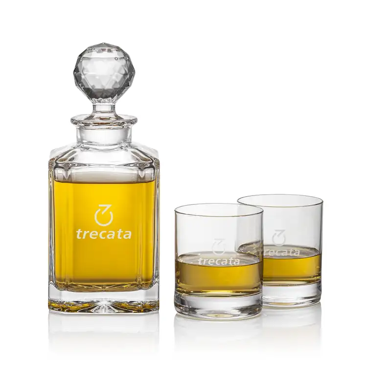 Ensemble carafe Bainbridge 26 oz et 2 verres à whisky Dresden