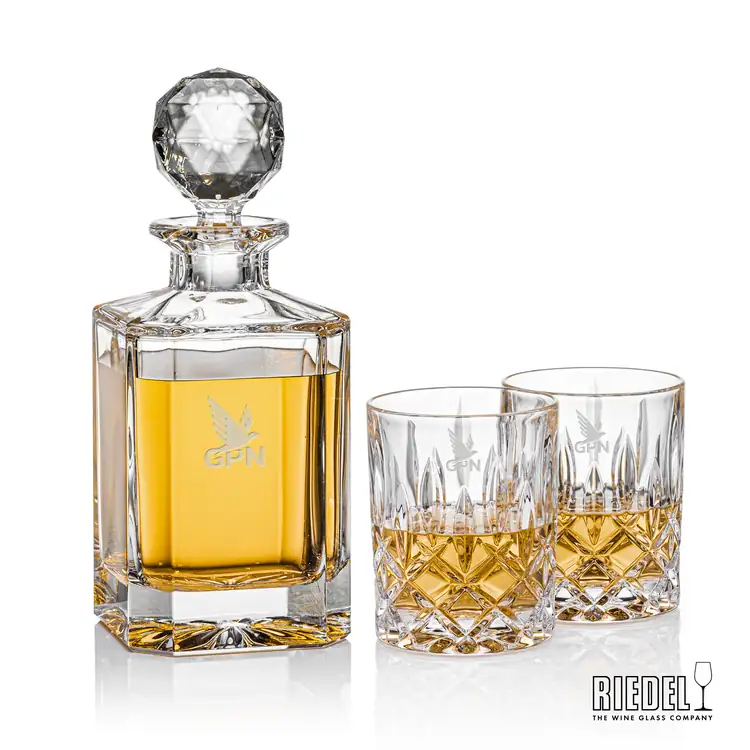 Ensemble carafe Bainbridge 26 oz et 2 verres à whisky RIEDEL Spey