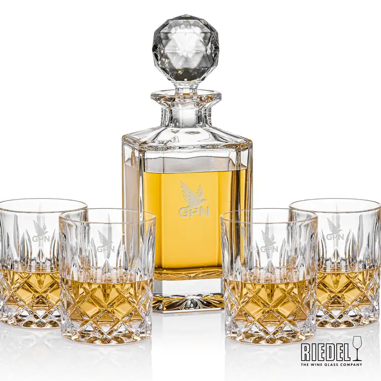 Ensemble carafe Bainbridge 26 oz et 4 verres à whisky RIEDEL Spey