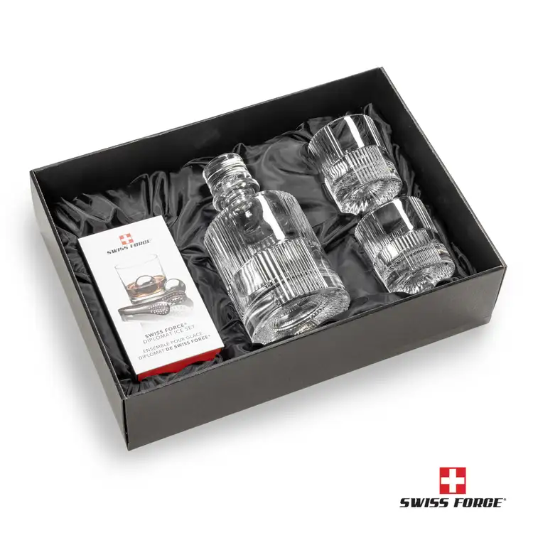 Ensemble carafe Blackwell 25 oz, 2 verres 10 oz et sphères à whisky de Swiss Force #2