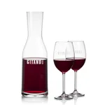 Caldmore 40 oz Carafe and 2 Blyth Wine Glasses Set