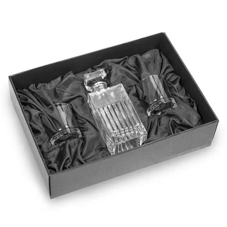 Drummond Decanter 30 oz and 2 Whisky Glasses #3