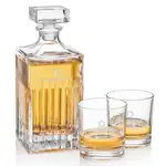 Drummond Decanter 30 oz and 2 Whisky Glasses