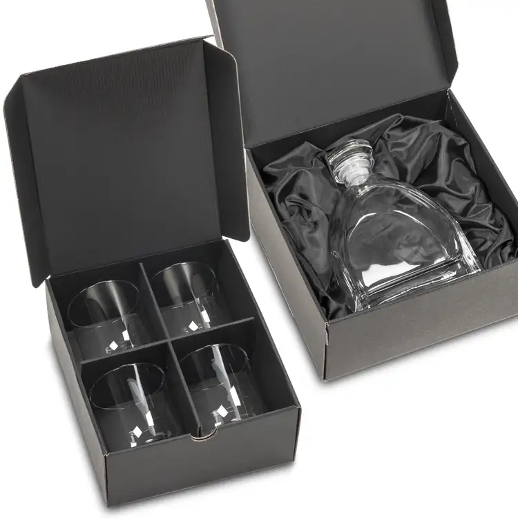 Dutton Decanter 25 oz and 4 Whisky Glasses #2