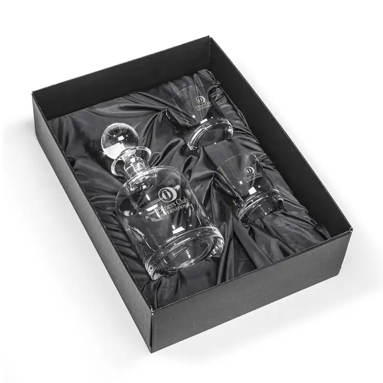 Franca Decanter 33 oz and 2 Whisky Glasses #2