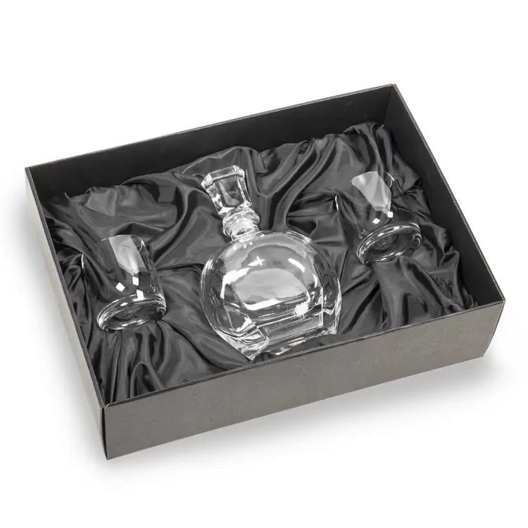 Glendale Decanter 28 oz and 2 Whisky Glasses Valemount #2