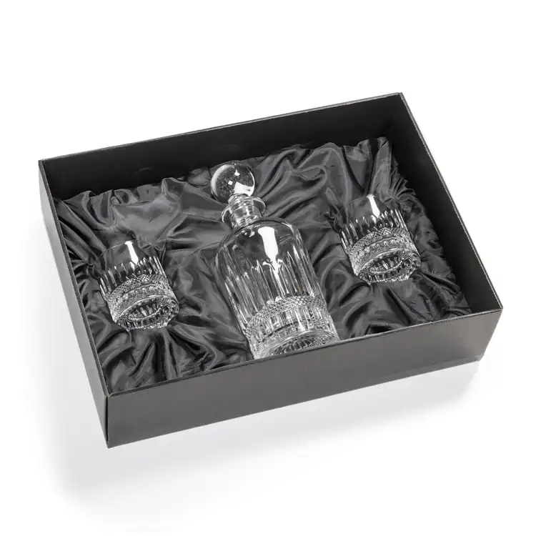 Hathaway Decanter 28 oz and 2 Whisky Glasses #3