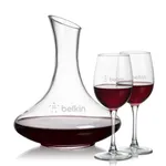 Kanata 50 oz Carafe and 2 Connoisseur Wine Glasses Set