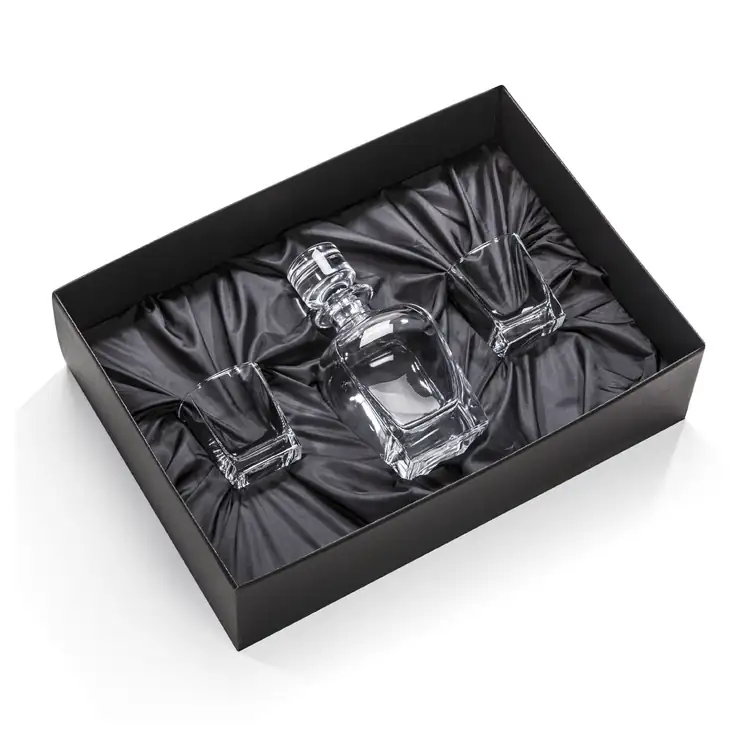 Kansas Decanter 24 oz and 2 Whisky Glasses #2