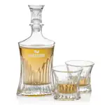 Langstaff Decanter 24 oz and 2 Whisky Glasses