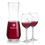 Mason 25 oz Carafe and 2 Connoisseur Wine Glasses Set