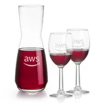 Mason 25 oz Carafe and 2 Fairview Wine Glasses Set