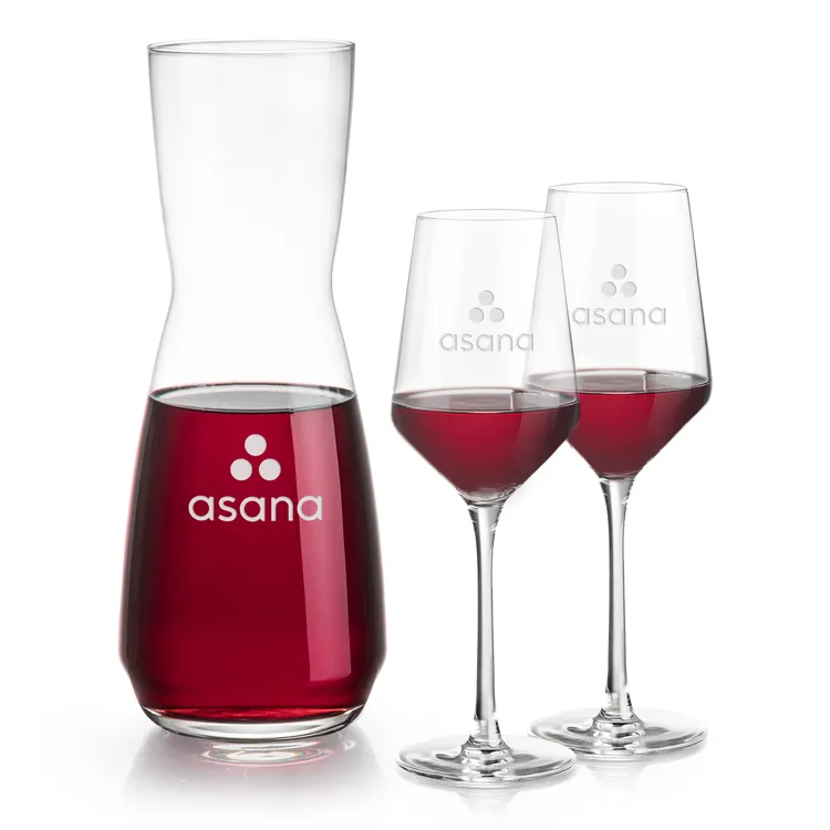 Mason 25 oz Carafe and 2 Tucson Wine Glasses Set