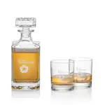 Matlock Decanter 24 oz and 2 Whisky Glasses