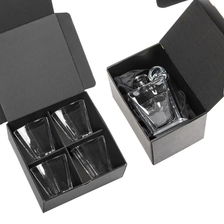 Ensemble carafe Millwood 28 oz et 4 verres à whisky #2
