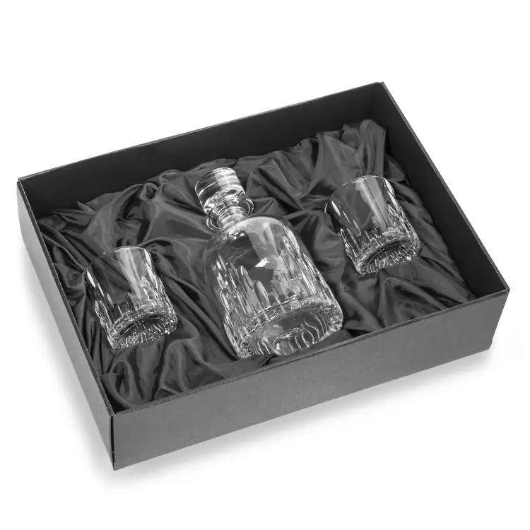 Newport Decanter 33 oz and 2 Whisky Glasses #2