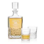Oakham Decanter 25 oz and 2 Whisky Glasses