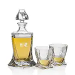 Oasis Decanter 30 oz and 2 Whisky Glasses