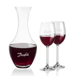 Oldham 50 oz Carafe and 2 Naples Wine Glasses Set