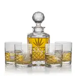 Pelham Decanter 25 oz and 4 Whisky Glasses