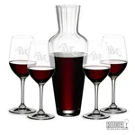 RIEDEL Mosel 46.5 oz Carafe and 4 Oenologue Wine Glasses Set