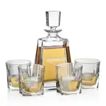 Riddell Decanter 26 oz and 4 Whisky Glasses