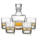 Romford Decanter 24 oz and 4 Whisky Glasses