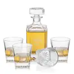 Santana Decanter 25 oz and 4 Whisky Glasses