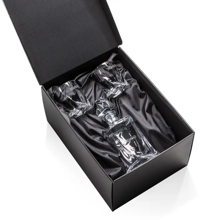 Seneca Decanter 25 oz and 2 Whisky Glasses #2