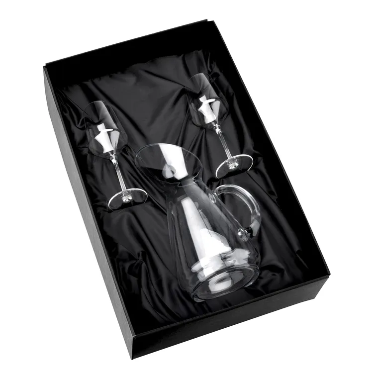 Taroni 50 oz Carafe and 2 RIEDEL Extreme Wine Glasses Set #2