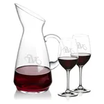 Taroni 50 oz Carafe and 2 RIEDEL Oenologue Wine Glasses Set